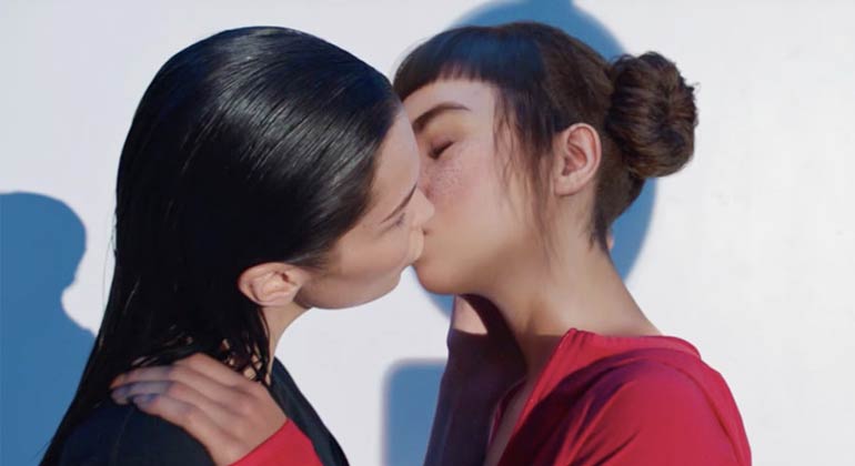 virtual being Lil Miquela makes out with flesh-and-blood supermodel Bella Hadid in a Calvin Klein commercial virtual being Lil Miquela makes out with flesh-and-blood supermodel Bella Hadid in a Calvin Klein commercial